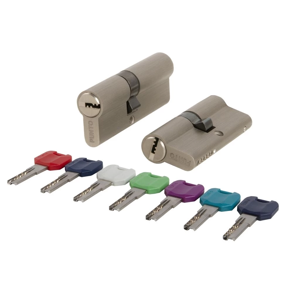 Фото Цилиндровый механизм MaxPro7000Key80mm(25+10+45) SN никель 7key